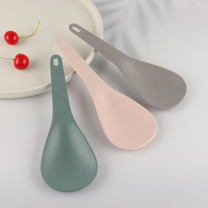 Wholesale 3 Colors Melamine Rice Scoop Reusable Rice Spoon for Restaurant