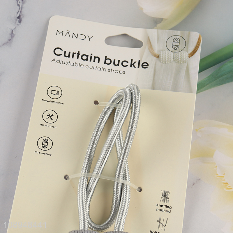 Wholesale Strong Magnetic Curtain Tiebacks Modern Rope Tiebacks for Drapes