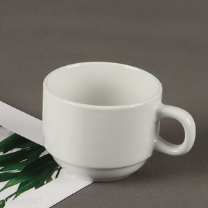 China products home hotel ceramic coffee cup with handle