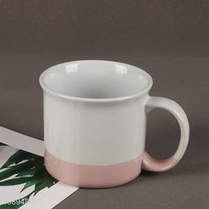 Latest products ceramic water mug tea cup with handle