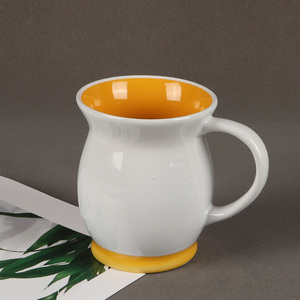 Good quality ceramic water cup drinking cup with handle