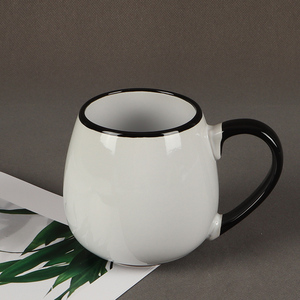 Factory supply ceramic white drinking cup coffee cup