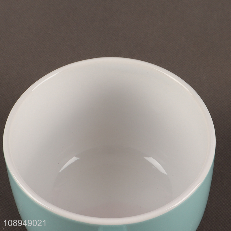 Top sale blue ceramic water cup tea cup coffee mug