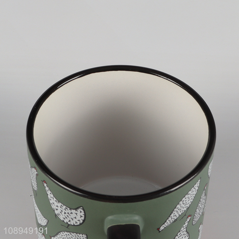 Popular products printed ceramic water cup coffee cup for sale