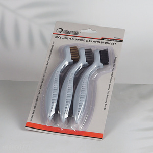 Good price 3pcs multi-purpose cleaning brush set wire brush set