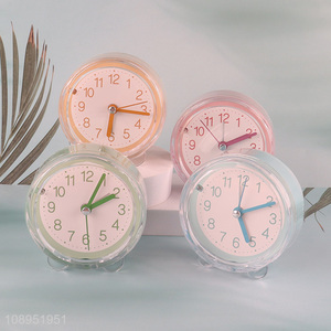 China Imports Round Silent Analog Alarm Clocks Travel Clocks