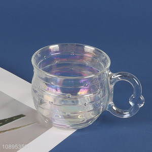 Popular products glass milk cup water cup coffee cup with handle