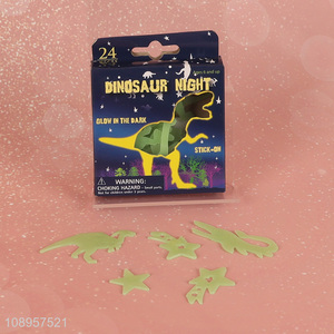 Top sale dinosaur series glow-in-the-dark sticker for home