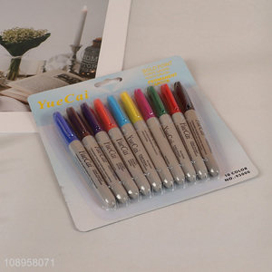 New arrival 10pcs non-toxic school office marker pen