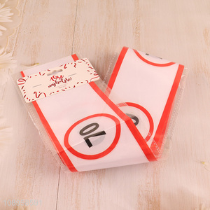 New Arrival 15PCS 70-Year-Old Speed Limiter Birthday Party Sashes