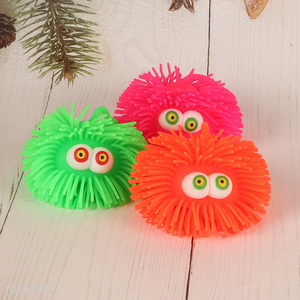 Hot products light up puffer ball squeeze toy for sale