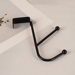 Hot items black over the door hook coat hook for bathroom