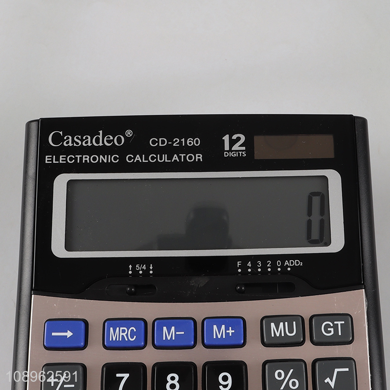 China supplier desktop plastic key electronic calculator