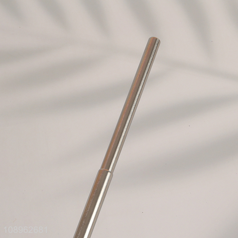 Hot selling stainless steel telescopic drinking straw with cleaning brush