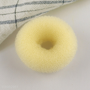 Factory Supply Elastic Nylon Hair Donut Bun Maker for Adults Kids