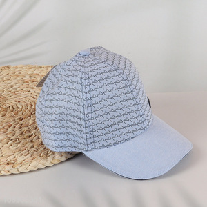 Popular products adjustable breathable summer baseball hat wholesale