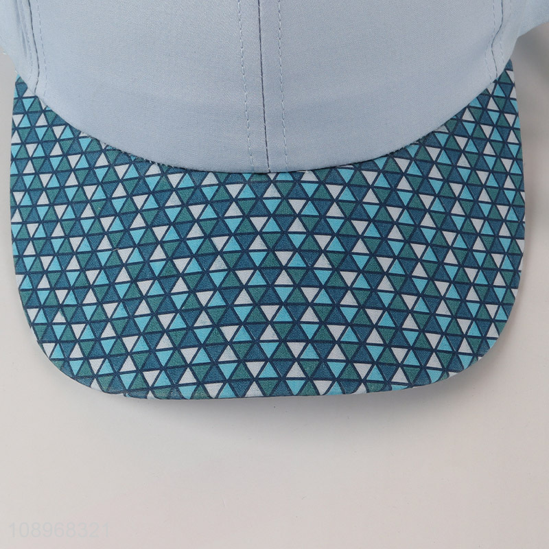 China factory blue simple adjustable baseball hat for sale