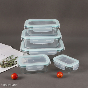 Hot products glass food container preservation box for home