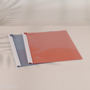 Yiwu market pull-up report folder plastic file folders for school office