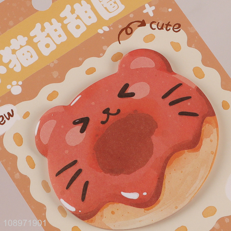 New arrival donut shape cartoon sticky note post-it notes