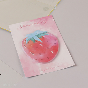 Hot items strawberry shape sticky notes post-it notes