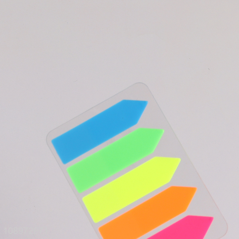 Best selling waterproof multicolor bookmarker index sticky note