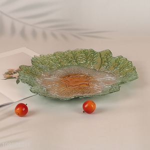 Hot items plastic fruits plate snack plate for tabletop decoration