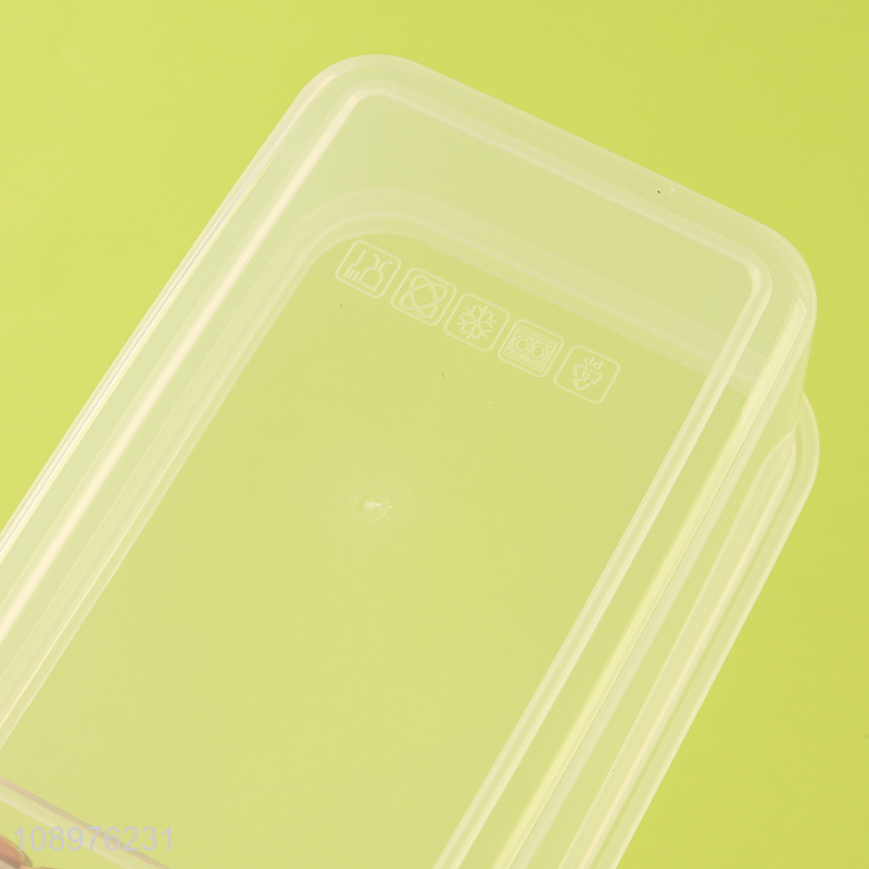 New product 3pcs rectangle food container preservation box storage box