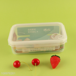 China supplier 750ml plastic bpa free food container preservation box