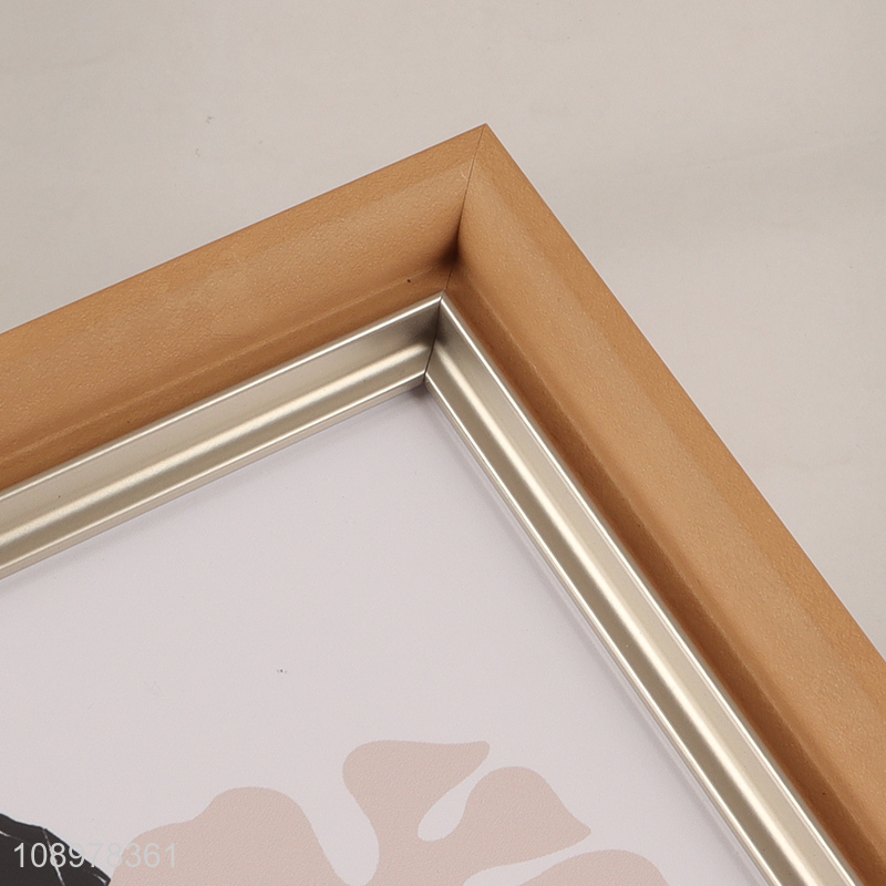 New Arrival 6X8 Inch MDF Wooden Picture Frame with Stand for Decor