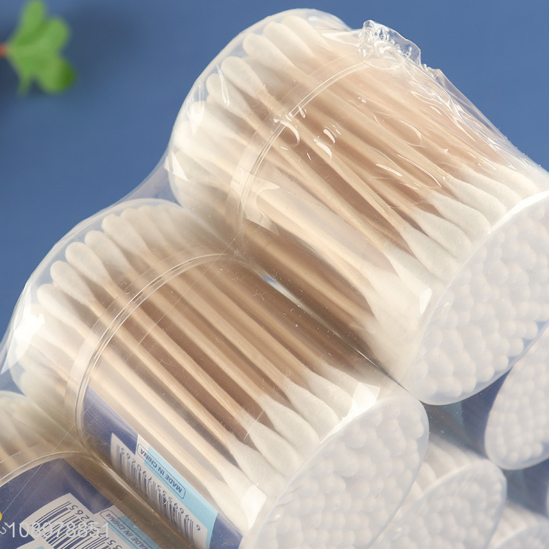 Yiwu market multi-purpose disposable wooden stick cotton swab