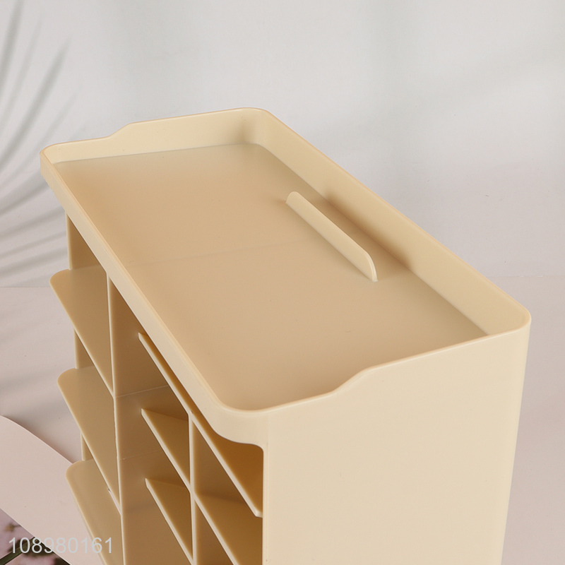 New arrival multi-purpose desktop stationery storage box plastic pen holder