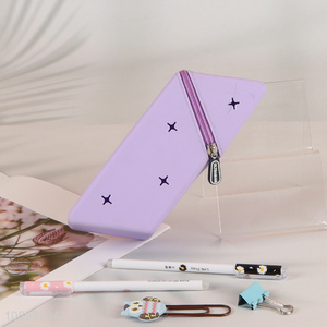 New Product Multi-Purpose Silicone Pencil Case Durable Zipper Pencil Pouch