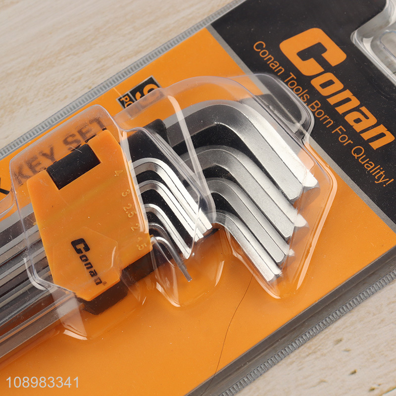 Online wholesale extra long arm hex key wrench set hand tool set