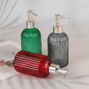 Hot Selling Glass Liquid Soap Dispenser Bottle for kitchen Bathroom