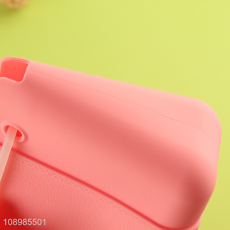 Top products pink waterproof silicone handbag with bowknot