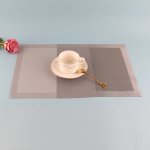 Factory price rectangle non-slip textilene dinner mat place mat