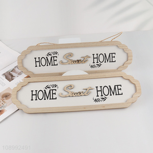 New style sweet home word wooden hanging ornaments for decoration