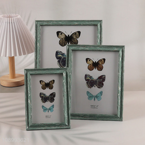 Popular Product Plastic PS Picture Frame for Tabletop Display and Wall Mounting