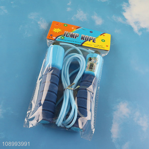 Good quality professional sports fitness counting jump rope for sale