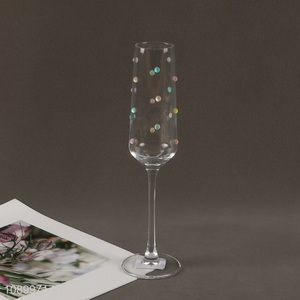 Good Quality Colored Long Stemmed Glass Champagne Flutes Champagne Glasses