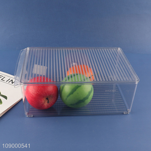 Good Quality Plastic Refrigerator Organizer Bins Fruit Storage Containers