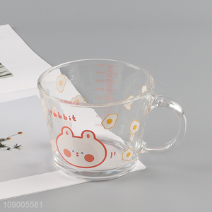 Hot items cartoon printed breakfast milk <em>glass</em> <em>cup</em> coffee <em>cup</em>