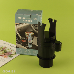 Factory Price Multifunctional Car Cup Holder Expander with Wireless Charger