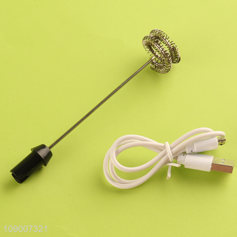 New Arrival USB Rechargeable Electric Whisk Handheld Milk Frother for Coffee