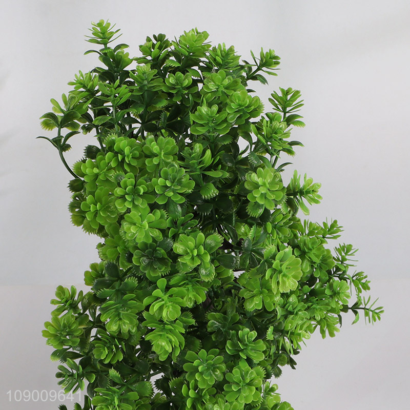 Online wholesale tabletop decor fake bonsai tree artificial potted plants