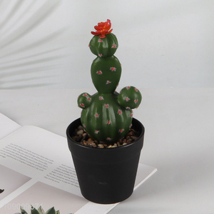 New arrival artificial potted cactus fake potted plant for home decor