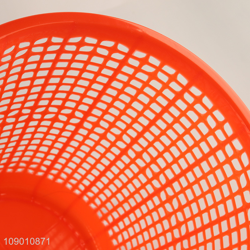 New Arrival Round Plastic Bathroom Kitchen Trash Can Plastic Wastebasket