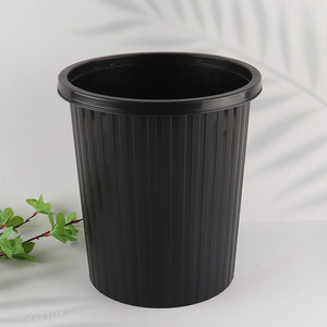 Online Wholesale Plastic Trash Bin Garbage Can Wastebasket with Pressure Ring