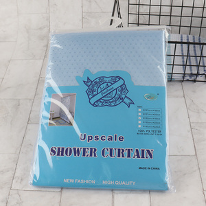 Promotional 71X71 Inch Custom Print Water Resistant Polyester Shower Curtain